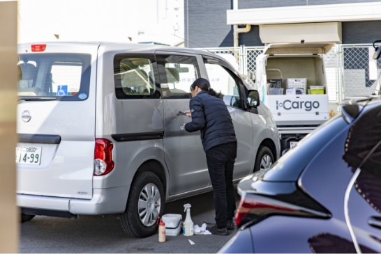 看板剥離作業