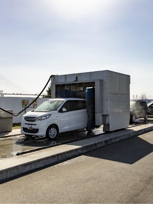 洗車、車内清掃